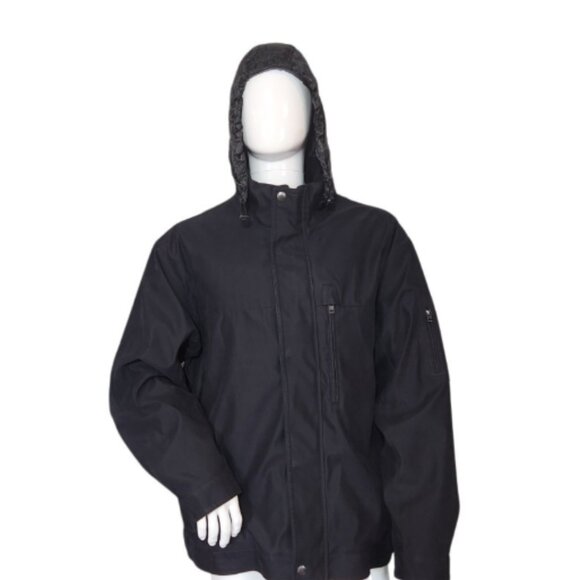 Michael Kors Water Resistant Hooded Coat Quilted Lining Jacket - Picture 2 of 12